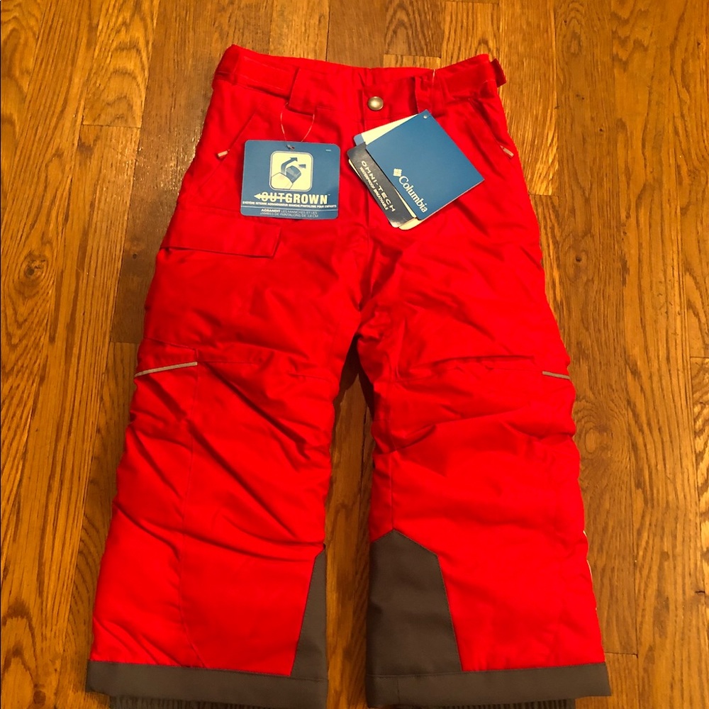NWT Red Columbia ski pants size 4T
